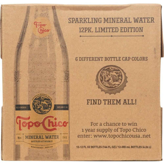 TOPO CHICO: Mineral Water 12Pk, 144 fo