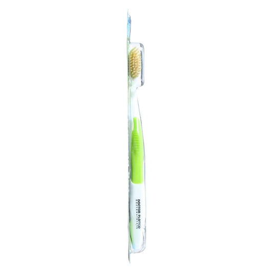 MOUTH WATCHERS: Adult Manual Toothbrush Green, 1 ea