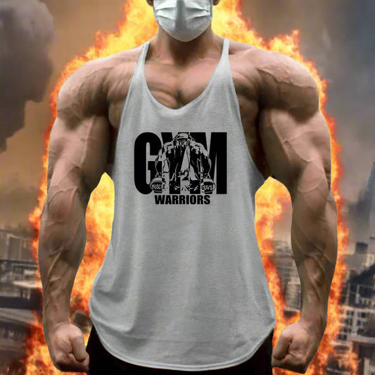 SWEAT RECKONING – The OG Cotton Muscle Tank for Gym Warriors & Iron Addicts