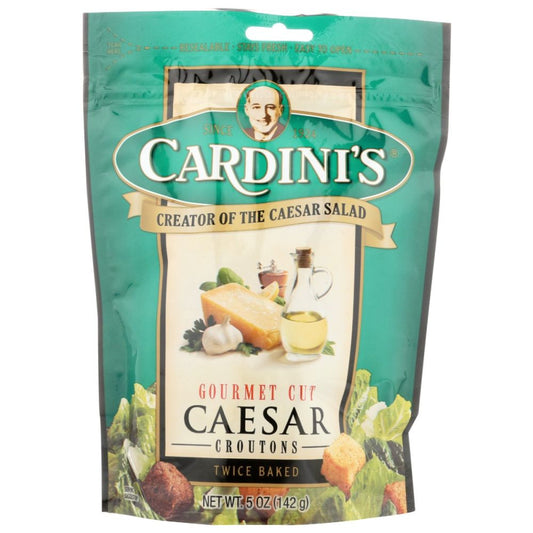 CARDINI'S
: Gourmet Cut Caesar Garlic Croutons, 5 oz