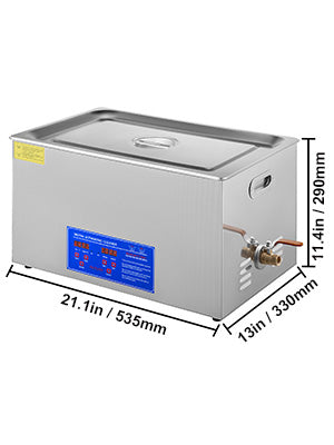 VEVOR Sonic Suds Pro – Ultra-Powered Ultrasonic Cleaner for Jewelry, Tools, Glasses, Watches & More | 1.3L–30L Sizes | Pro Wash in Minutes