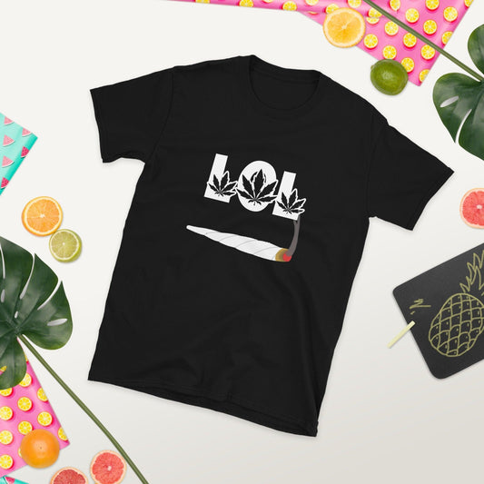 LOL Pot Leaves Joint Short-Sleeve Unisex T-Shirt