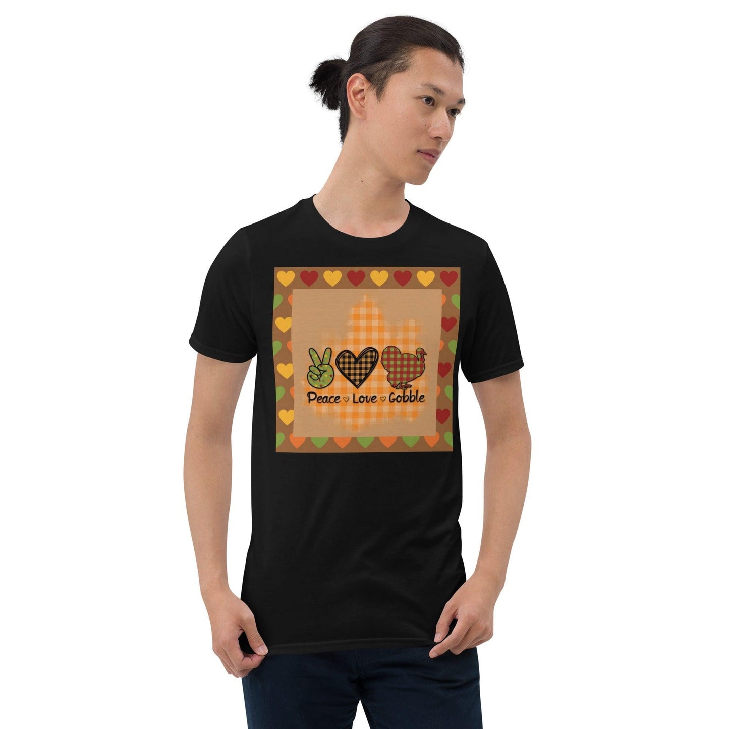 Peace Love Gobble Short-Sleeve Unisex T-Shirt