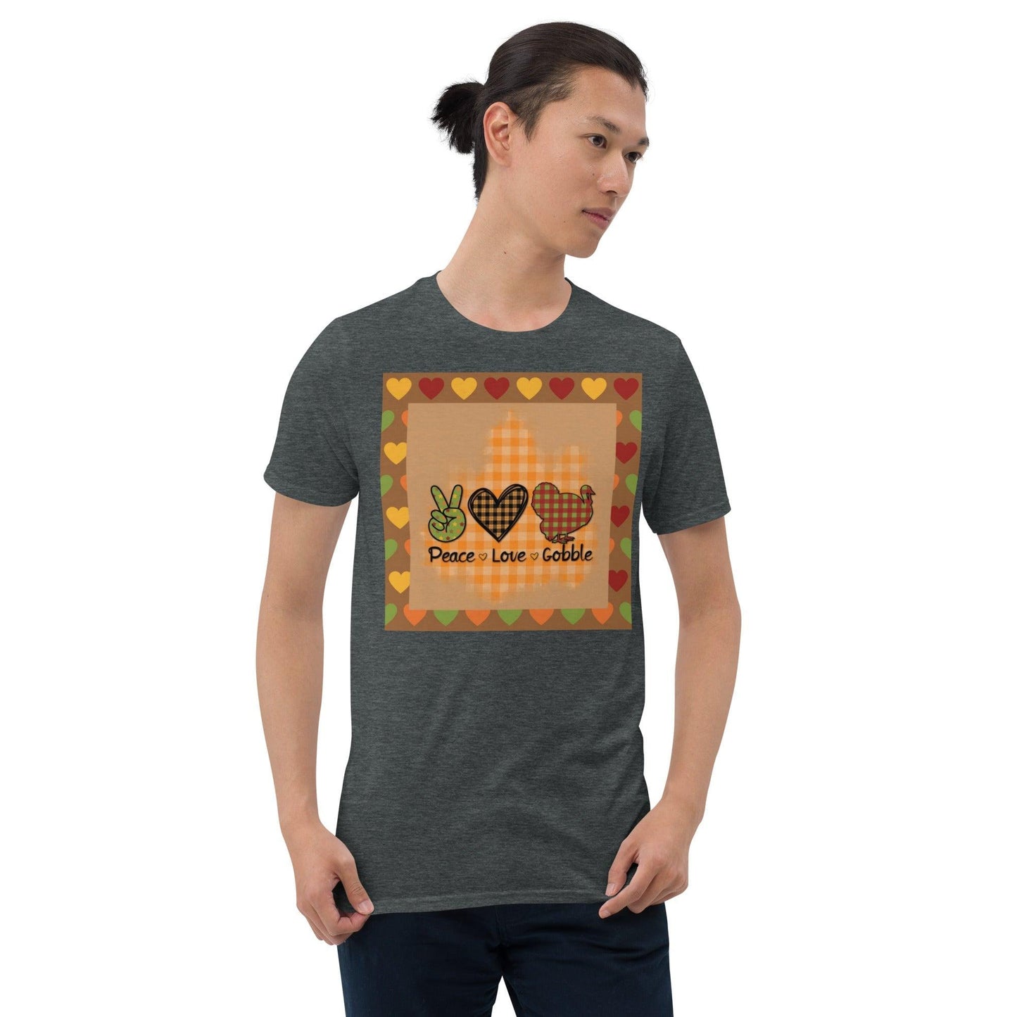 Peace Love Gobble Short-Sleeve Unisex T-Shirt
