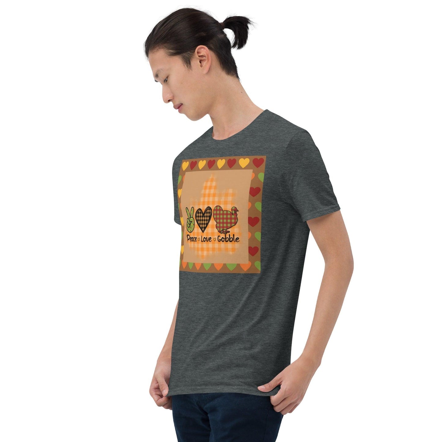 Peace Love Gobble Short-Sleeve Unisex T-Shirt