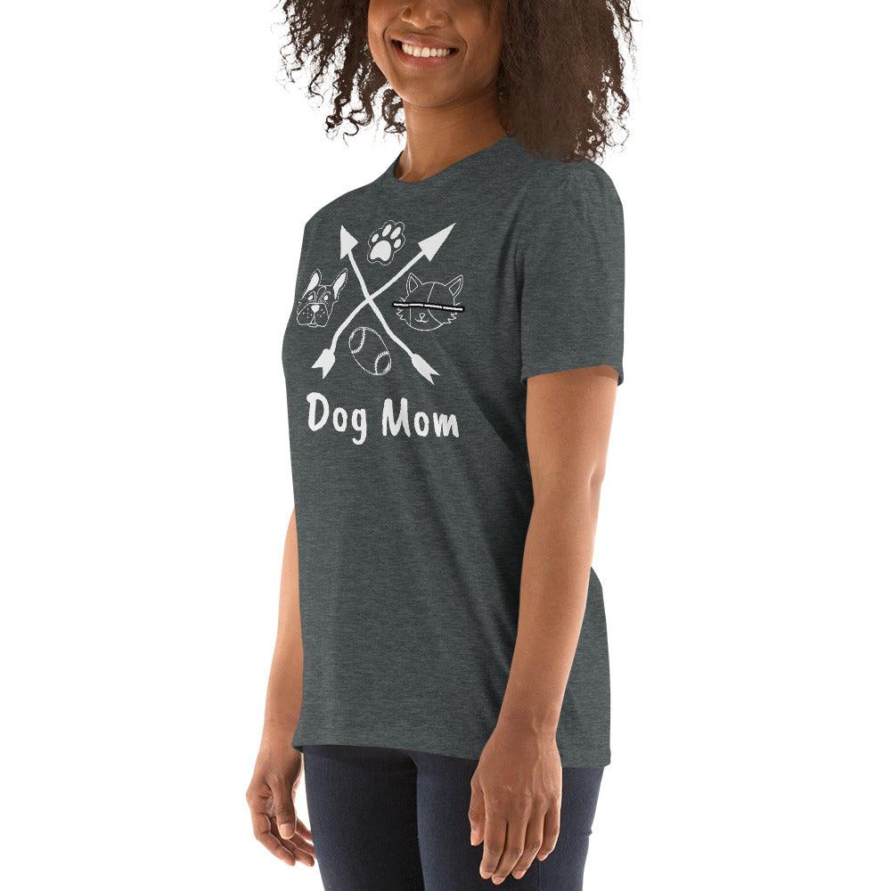 Dog Mom Short-Sleeve Unisex T-Shirt