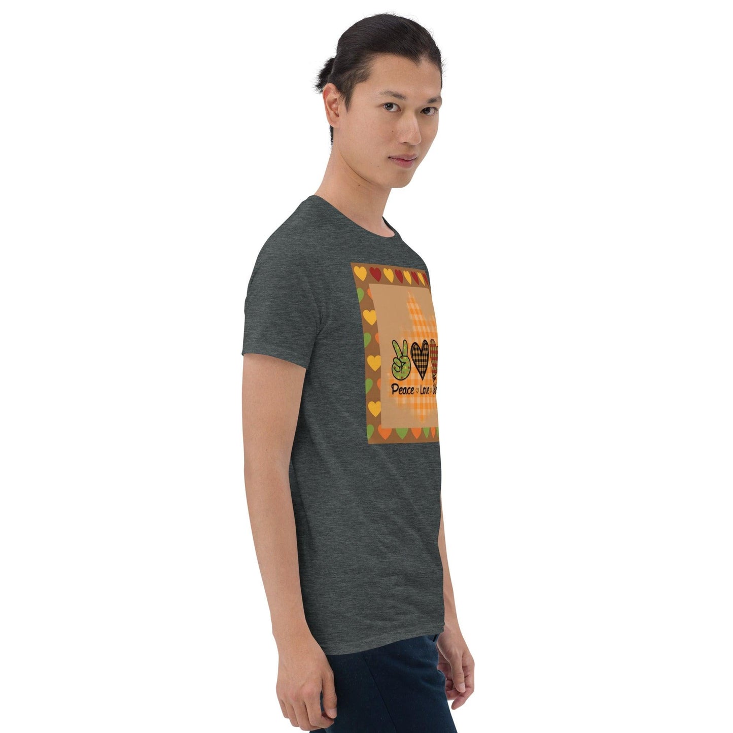 Peace Love Gobble Short-Sleeve Unisex T-Shirt