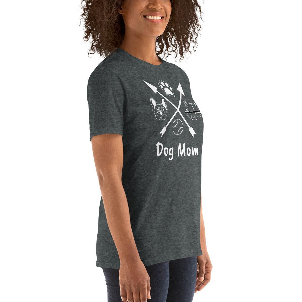 Dog Mom Short-Sleeve Unisex T-Shirt