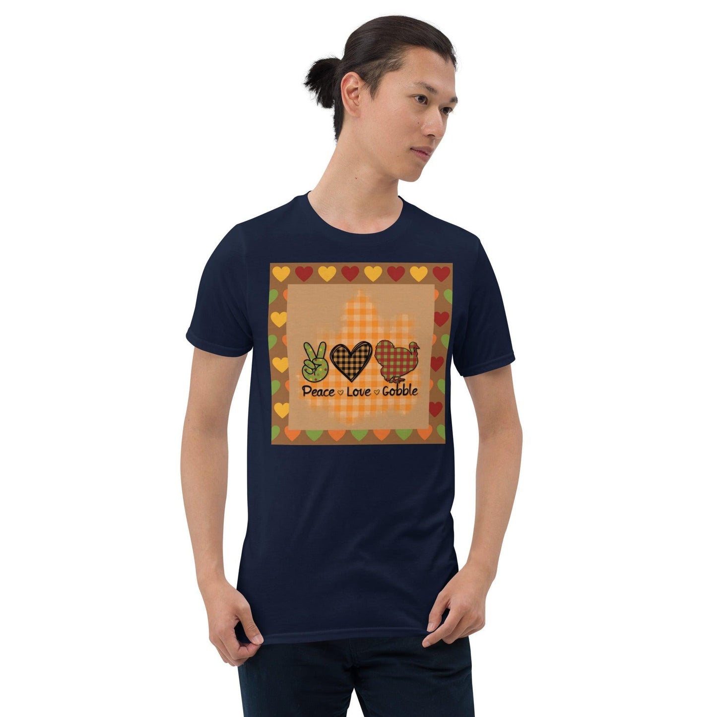 Peace Love Gobble Short-Sleeve Unisex T-Shirt