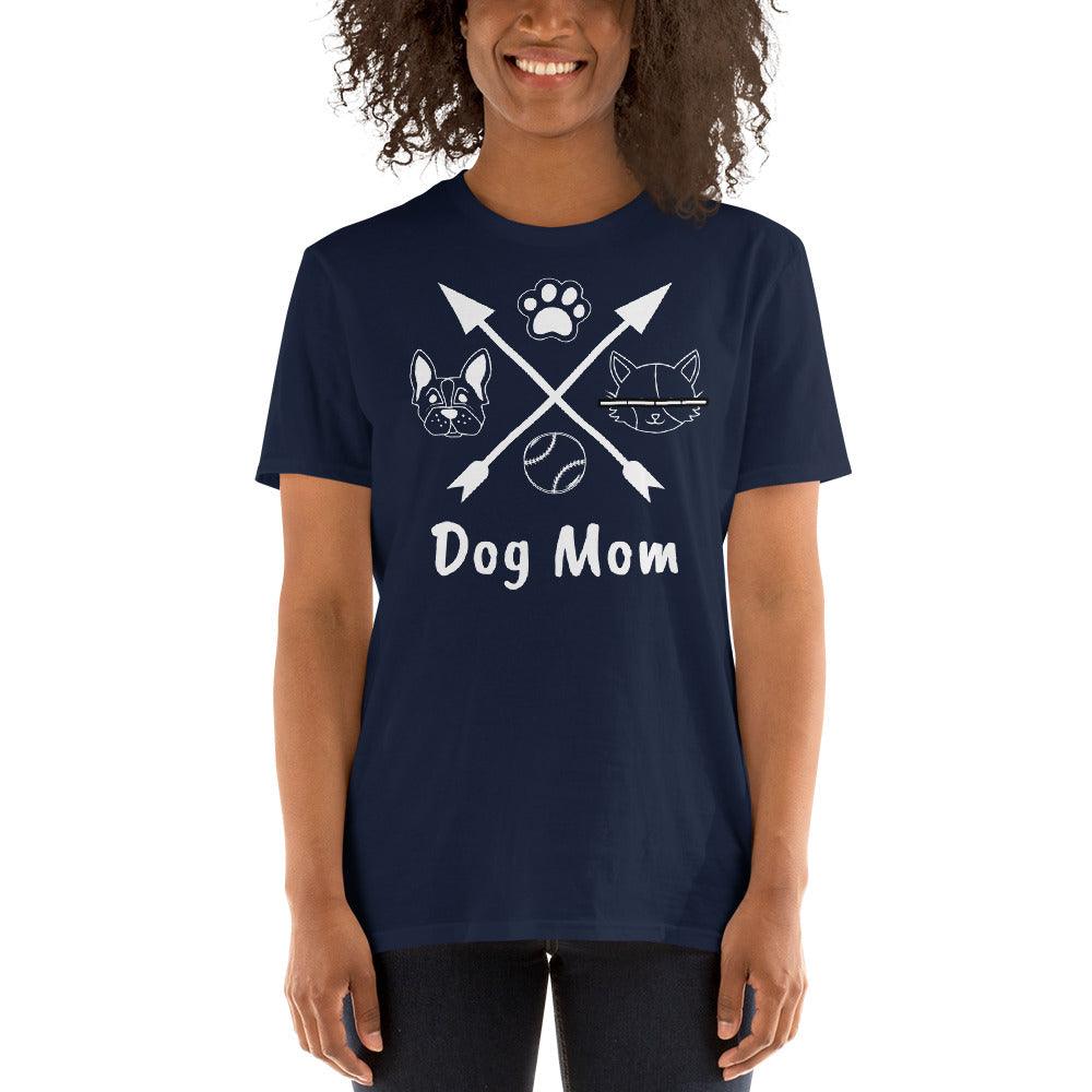 Dog Mom Short-Sleeve Unisex T-Shirt