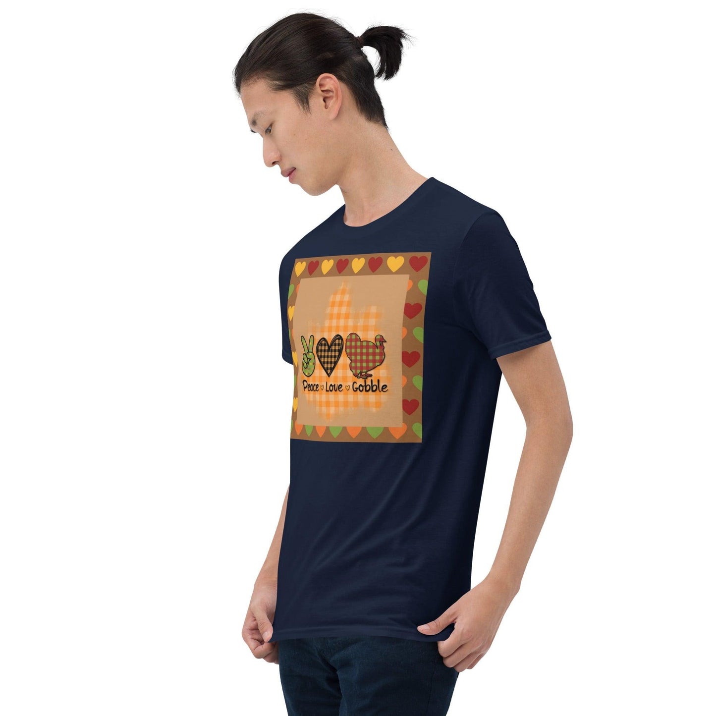 Peace Love Gobble Short-Sleeve Unisex T-Shirt