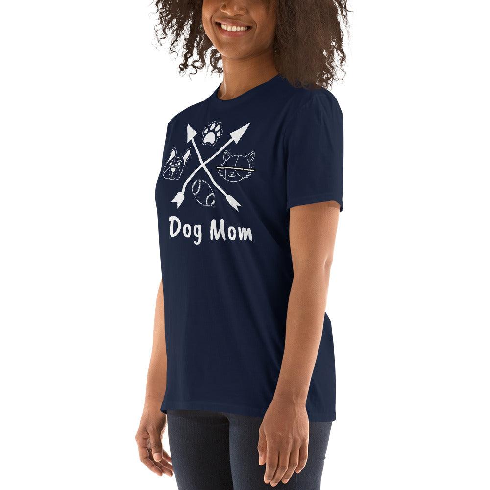 Dog Mom Short-Sleeve Unisex T-Shirt