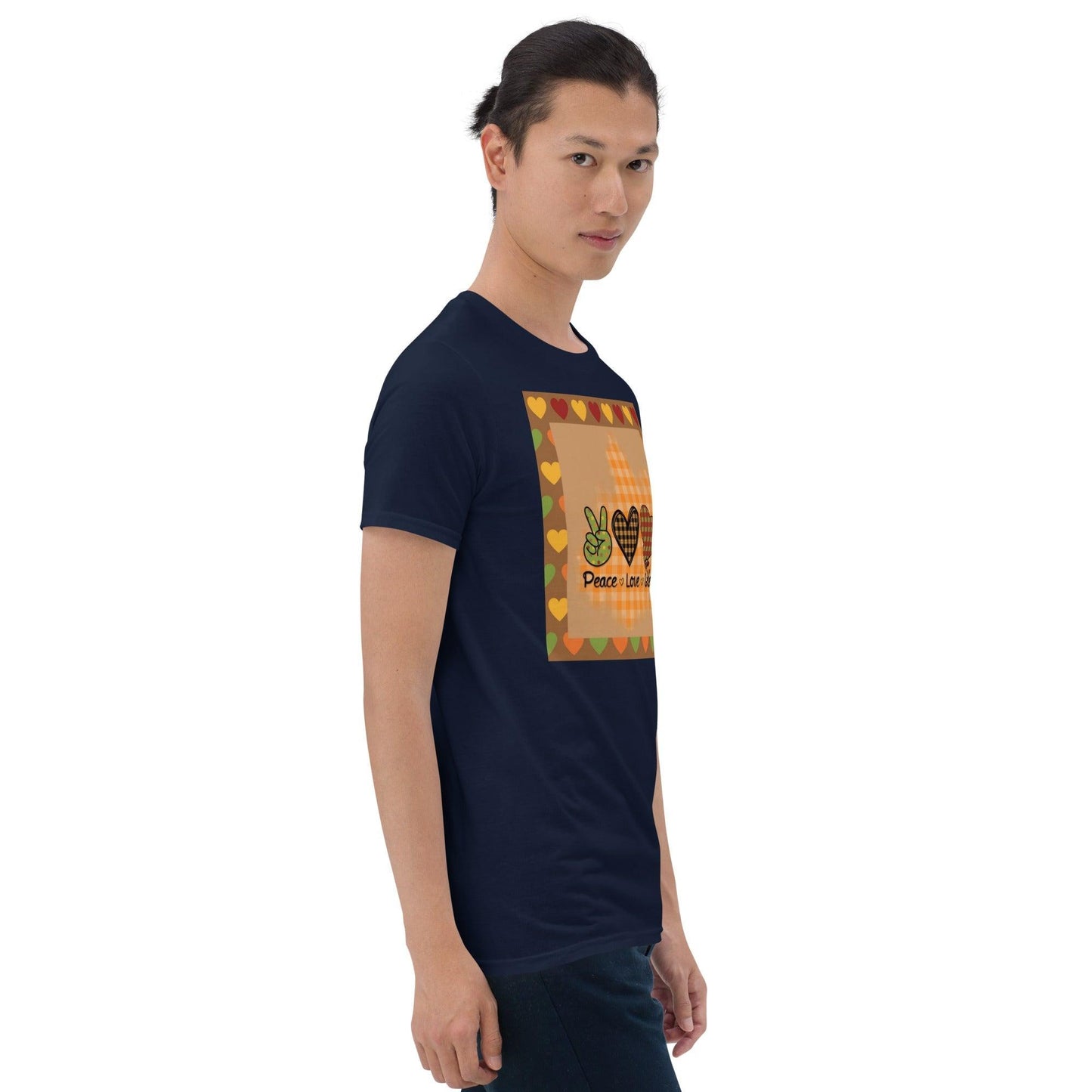Peace Love Gobble Short-Sleeve Unisex T-Shirt