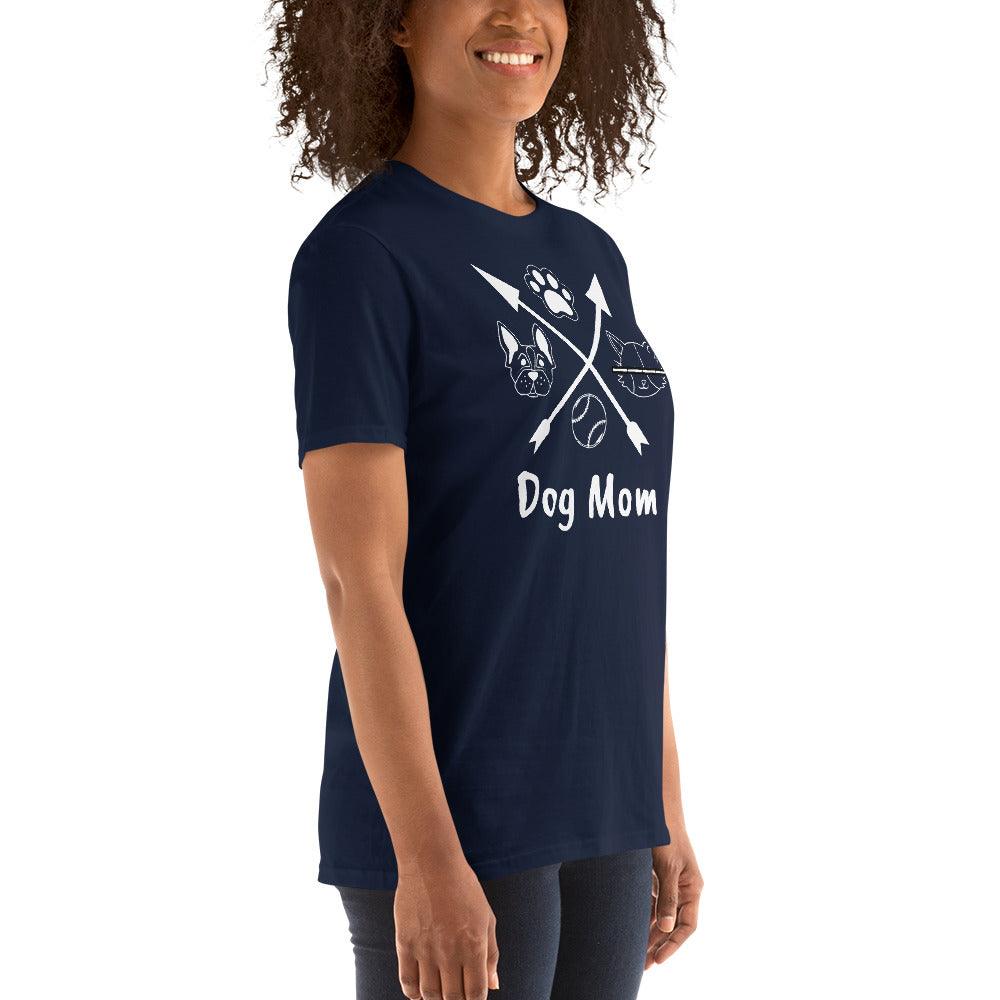 Dog Mom Short-Sleeve Unisex T-Shirt