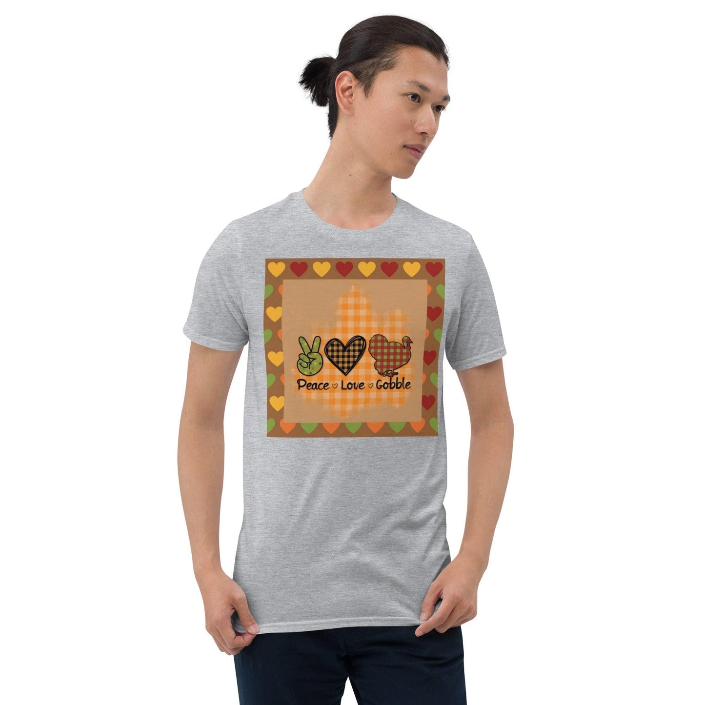 Peace Love Gobble Short-Sleeve Unisex T-Shirt
