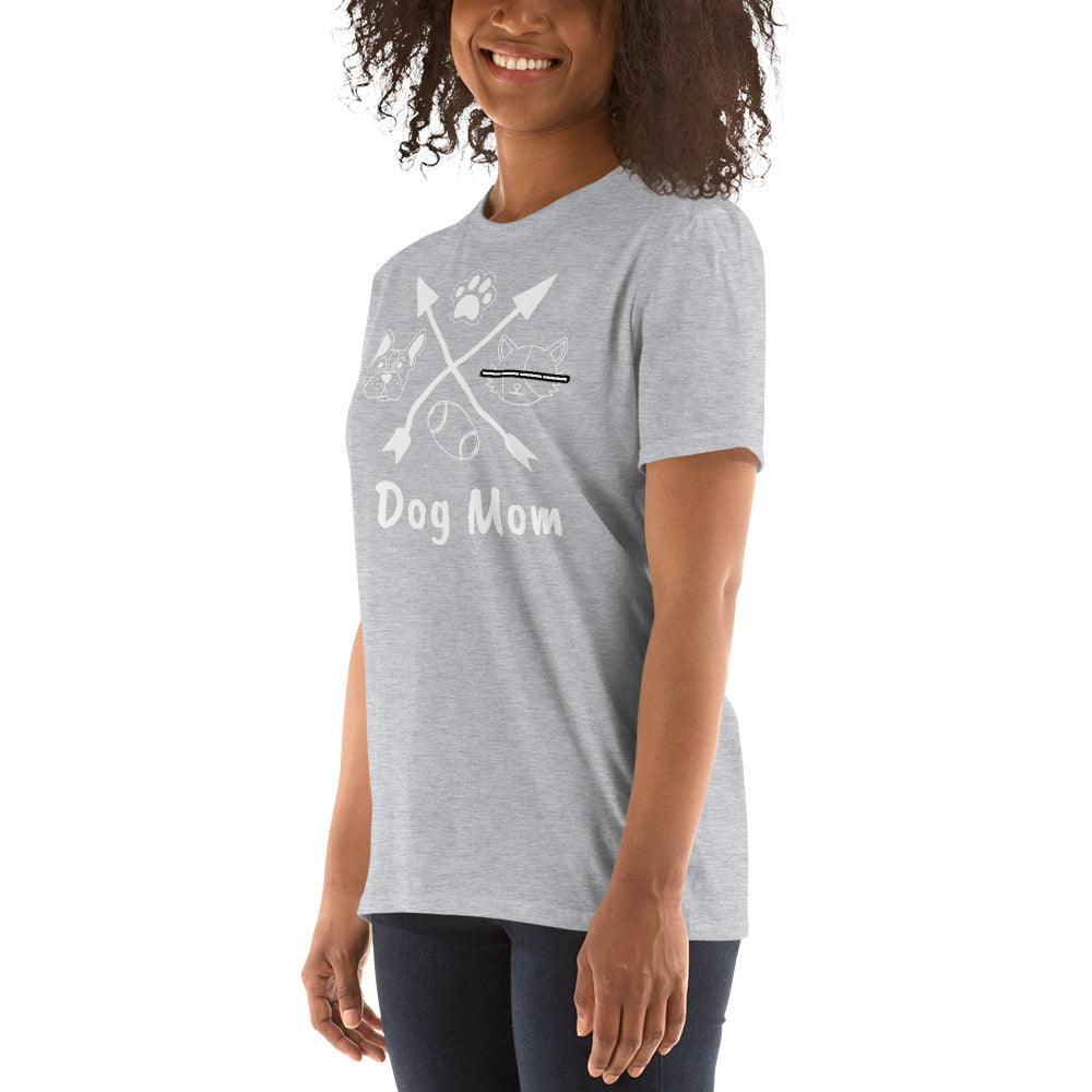 Dog Mom Short-Sleeve Unisex T-Shirt
