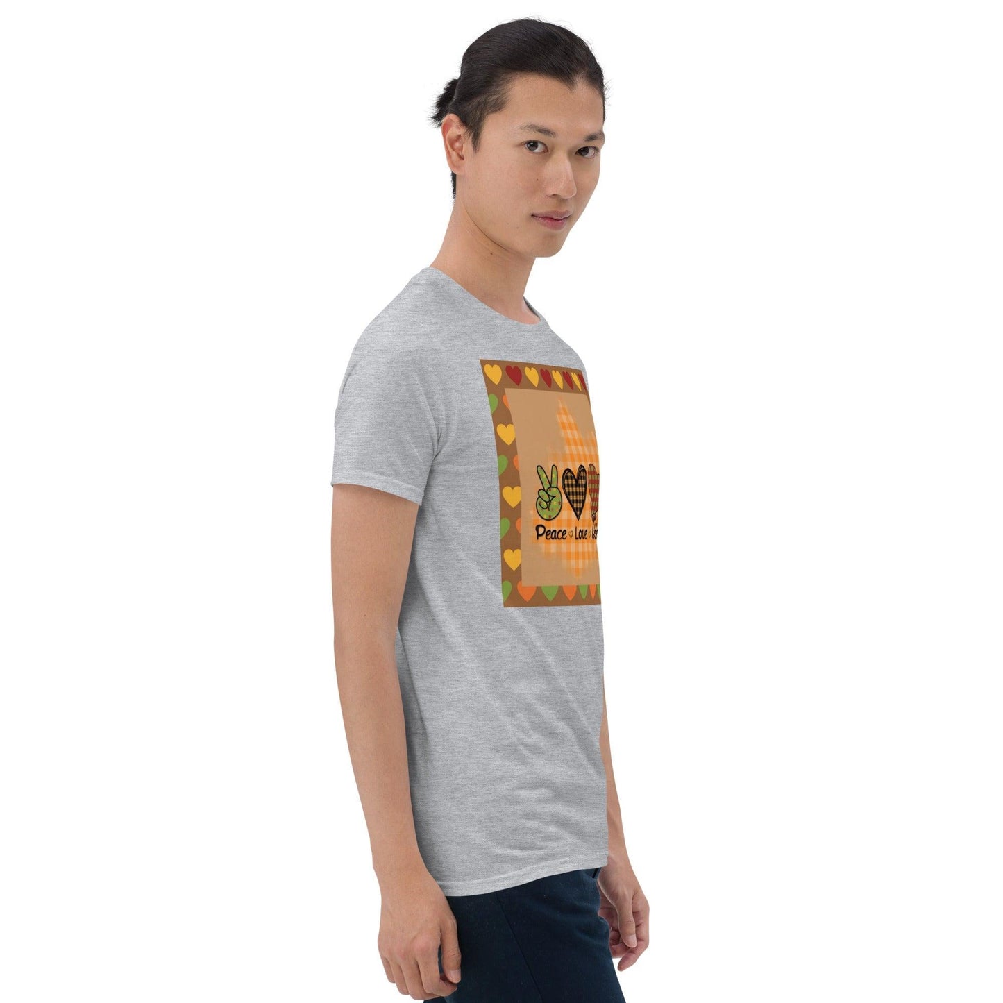 Peace Love Gobble Short-Sleeve Unisex T-Shirt