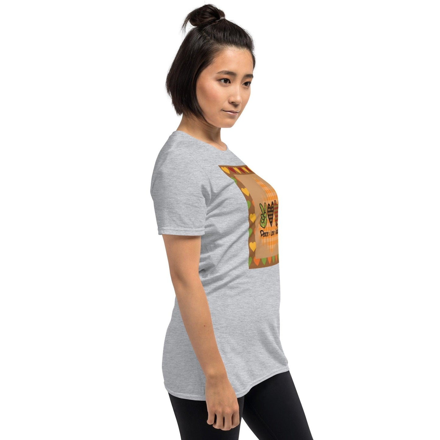 Thanksgiving Night Peace Love Gobble Short-Sleeve Unisex T-Shirt