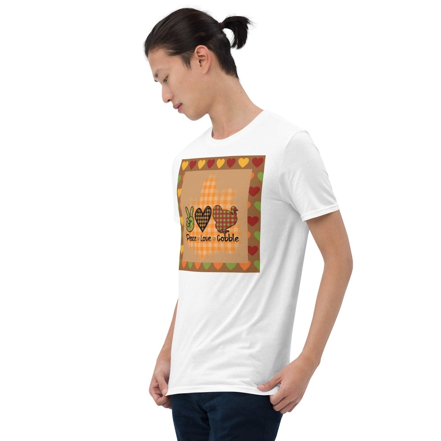 Peace Love Gobble Short-Sleeve Unisex T-Shirt