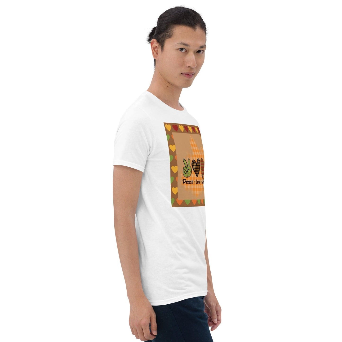 Peace Love Gobble Short-Sleeve Unisex T-Shirt
