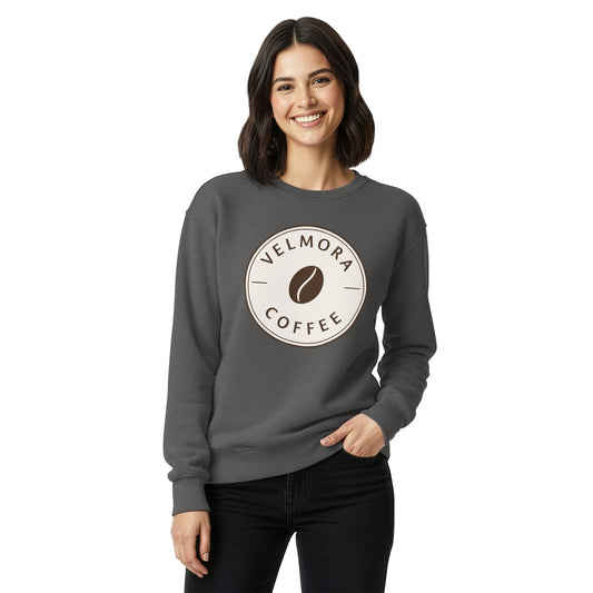 Unisex garment-dyed sweatshirt