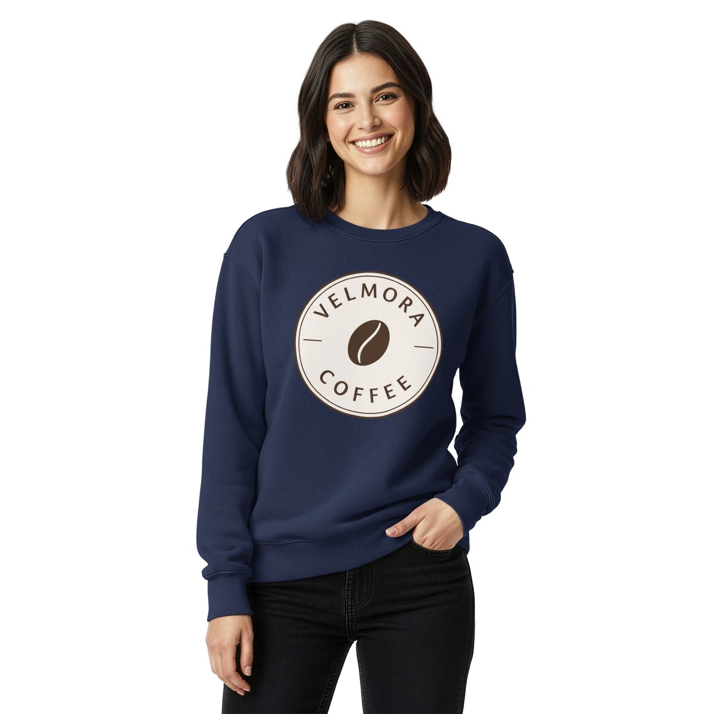 Unisex garment-dyed sweatshirt