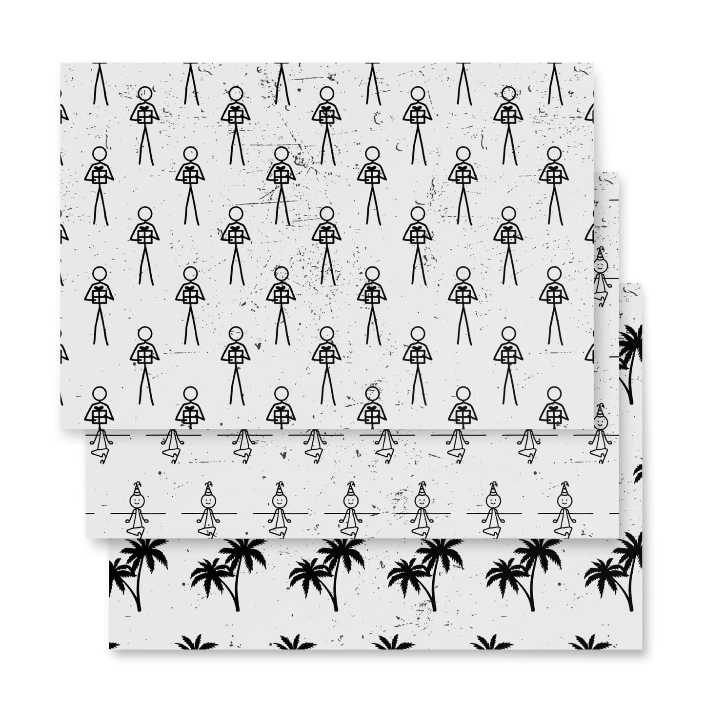 Wrapping paper sheets