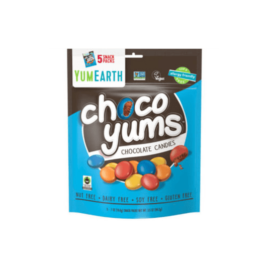 YUMEARTH: Choco Yums Chocolate Candies Snack Pack, 3.5 oz