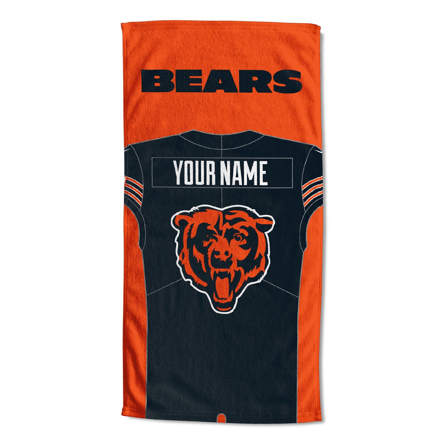 [Personalization Only] Chicago Bears "Jersey" Personalized Beach Towel