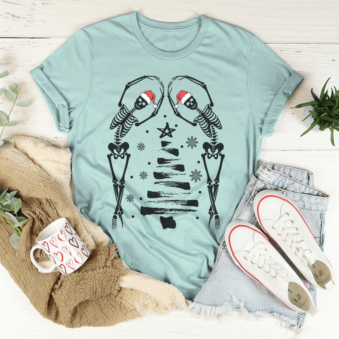 Christmas Tree Skeletons T-Shirt