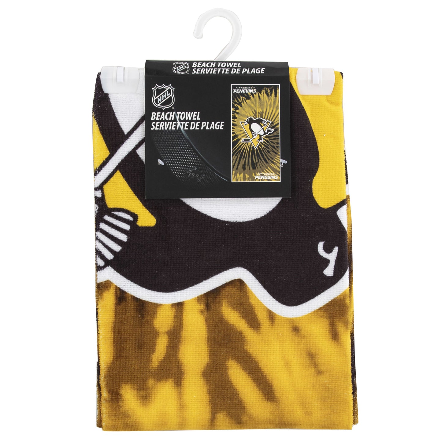 Penguins OFFICIAL NHL "Psychedelic" Beach Towel; 30" x 60"