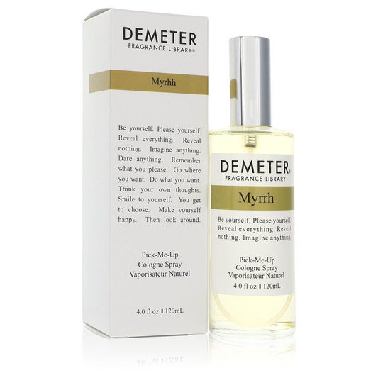 Demeter Myrhh by Demeter Cologne Spray (Unisex) 4 oz