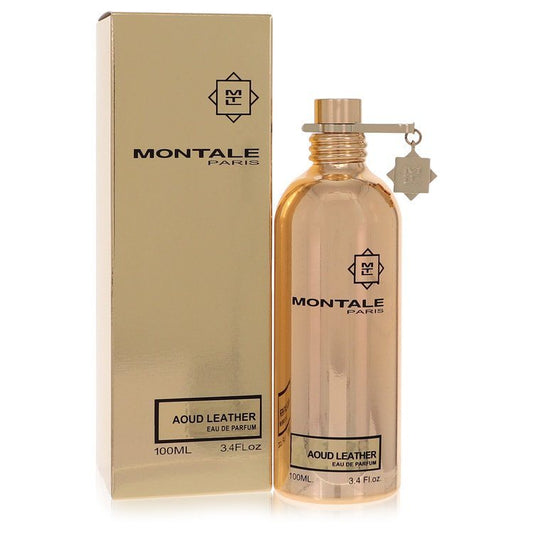 Montale Aoud Leather by Montale Eau De Parfum Spray (Unisex) 3.4 oz