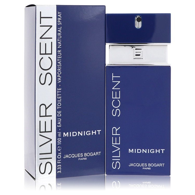 Silver Scent Midnight by Jacques Bogart Eau De Toilette Spray 3.4 oz