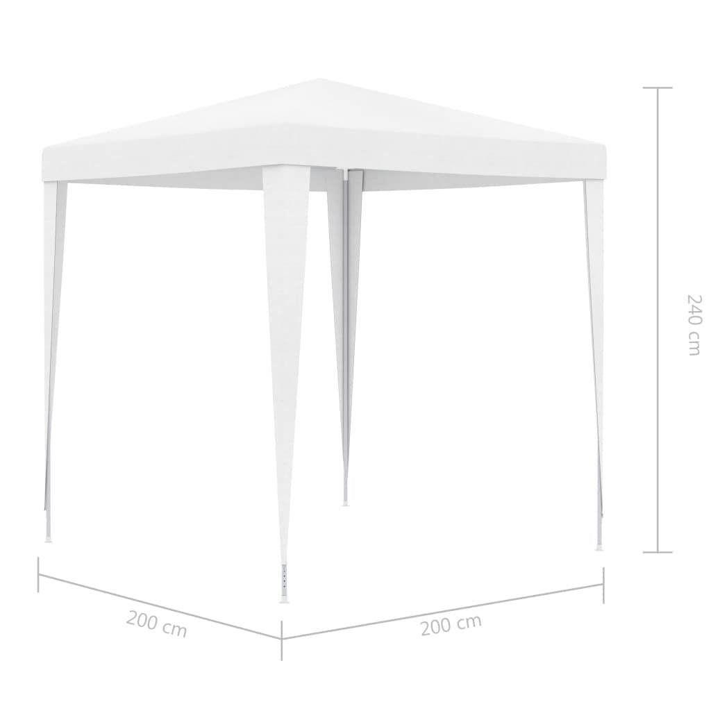 Party Tent 6.6'x6.6' White