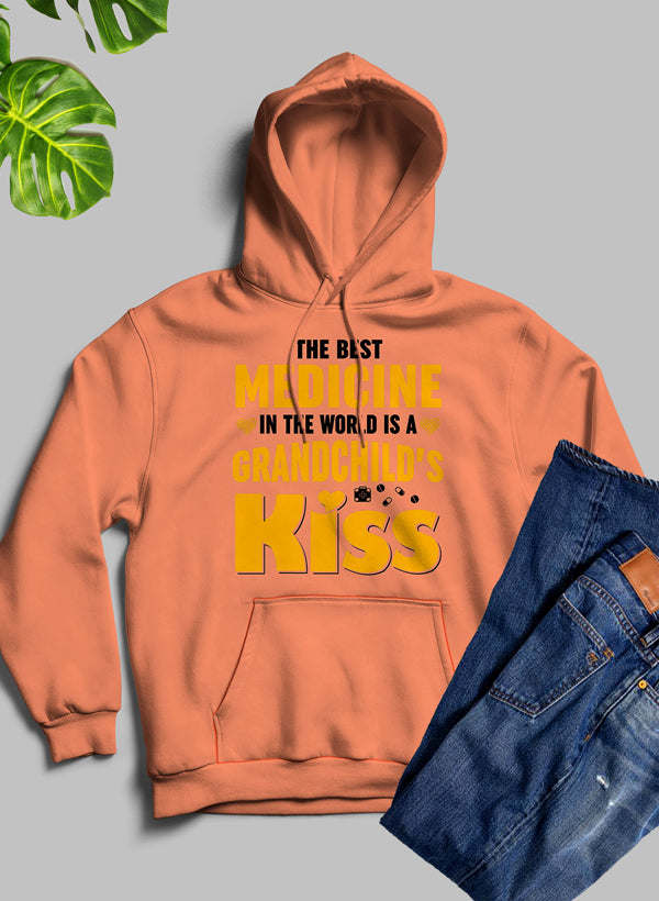 The Best Medicine In The World Is A Grandchild's Kiss Hoodie