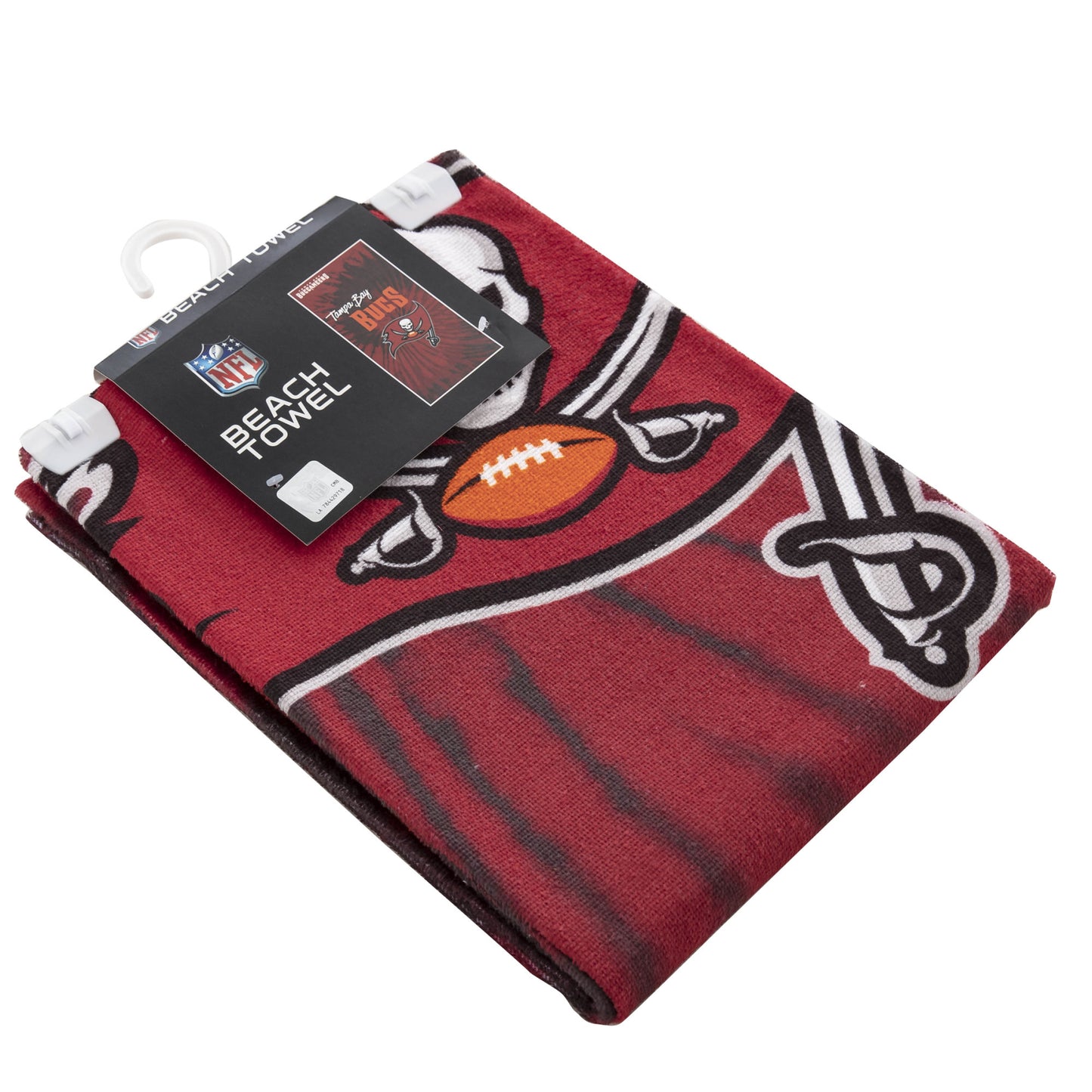 Bucs OFFICIAL NFL "Psychedelic" Beach Towel; 30" x 60"