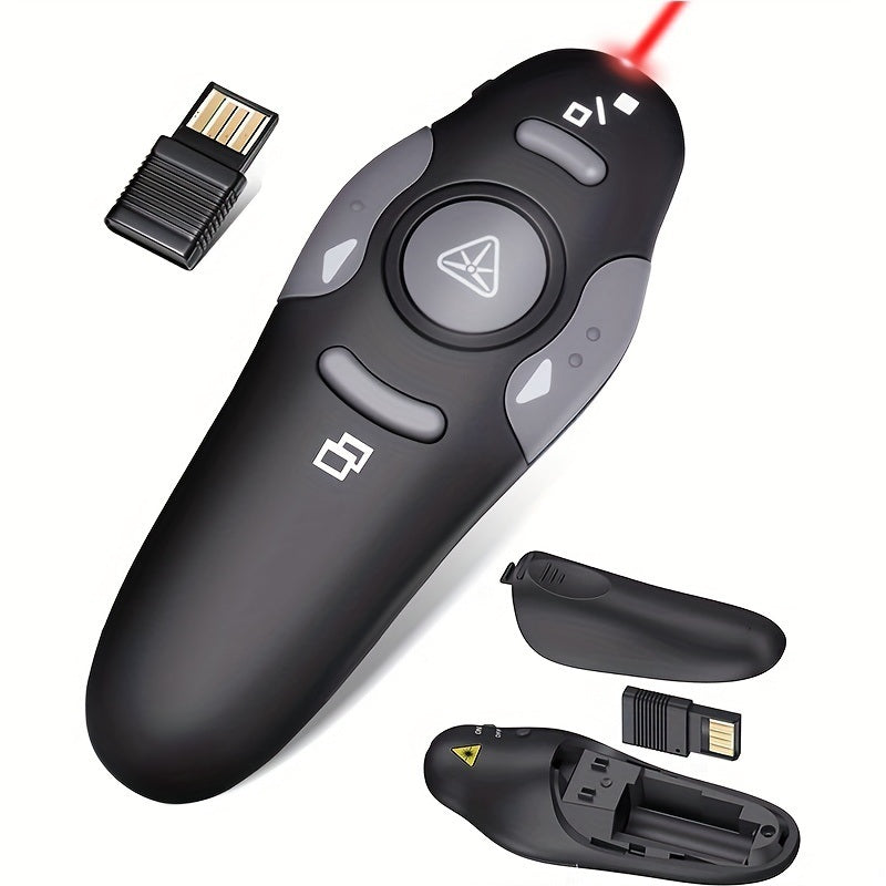 Wireless Presentation Clicker For PowerPoint Presentations, Remote With Laser Pointer Slide Clickers For Birthday/Valentines/Easter/Boy/Girlfriends