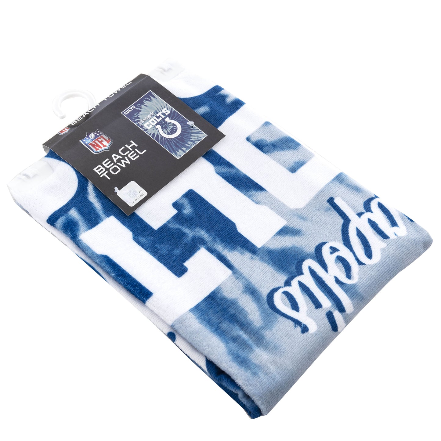 Colts OFFICIAL NFL "Psychedelic" Beach Towel; 30" x 60"