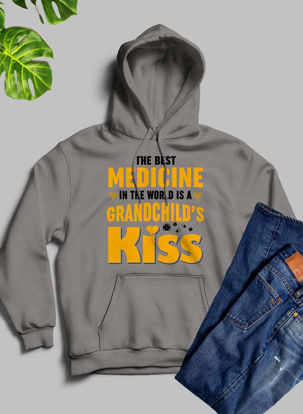 The Best Medicine In The World Is A Grandchild's Kiss Hoodie