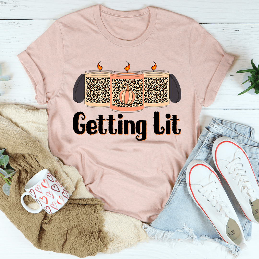 Getting Lit Fall Candles T-Shirt