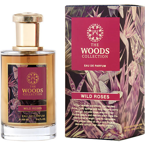 THE WOODS COLLECTION WILD ROSES by The Woods Collection EAU DE PARFUM SPRAY 3.4 OZ (OLD PACKAGING)