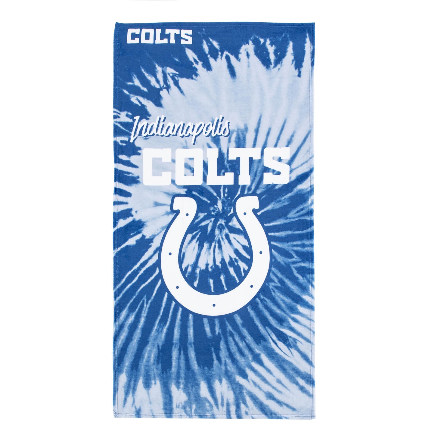 Colts OFFICIAL NFL "Psychedelic" Beach Towel; 30" x 60"