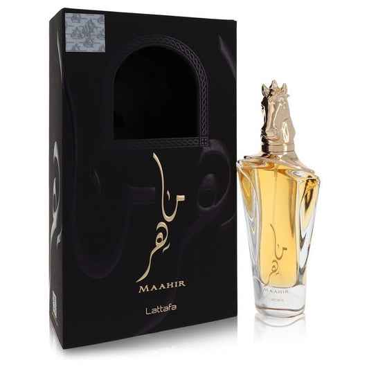 Maahir by Lattafa Eau De Parfum Spray (Unisex) 3.4 oz