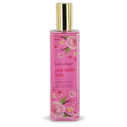 Bodycology Pink Vanilla Wish by Bodycology Fragrance Mist Spray 8 oz