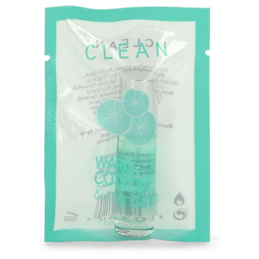 Clean Warm Cotton & Mandarine by Clean Mini Eau Fraiche .17 oz