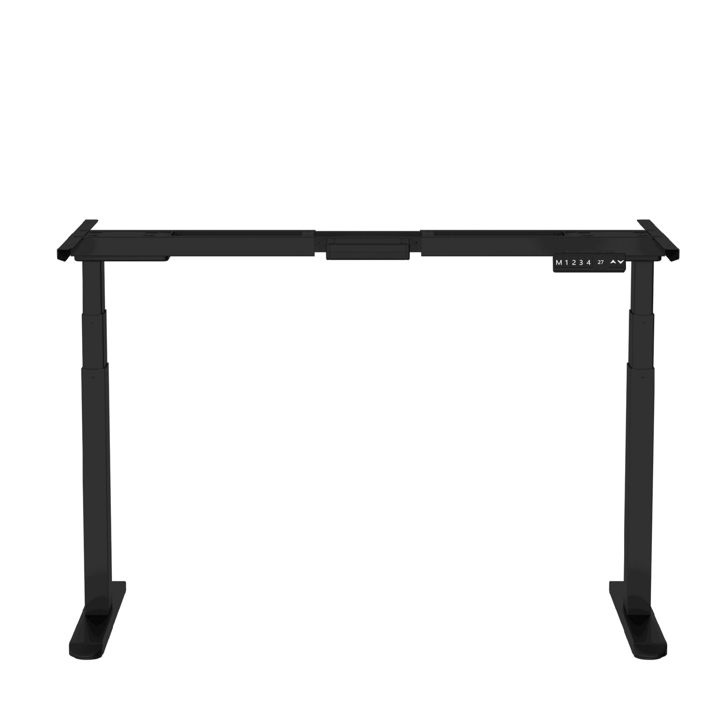 Electric Stand up Desk Frame, Dual Motor Load  Ergonomic Electric Standing Desk Frame 3-Stage Height Adjustable with Memory Controller - Frame Only