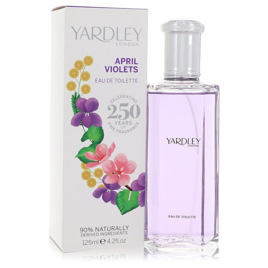 April Violets by Yardley London Eau De Toilette Spray 4.2 oz