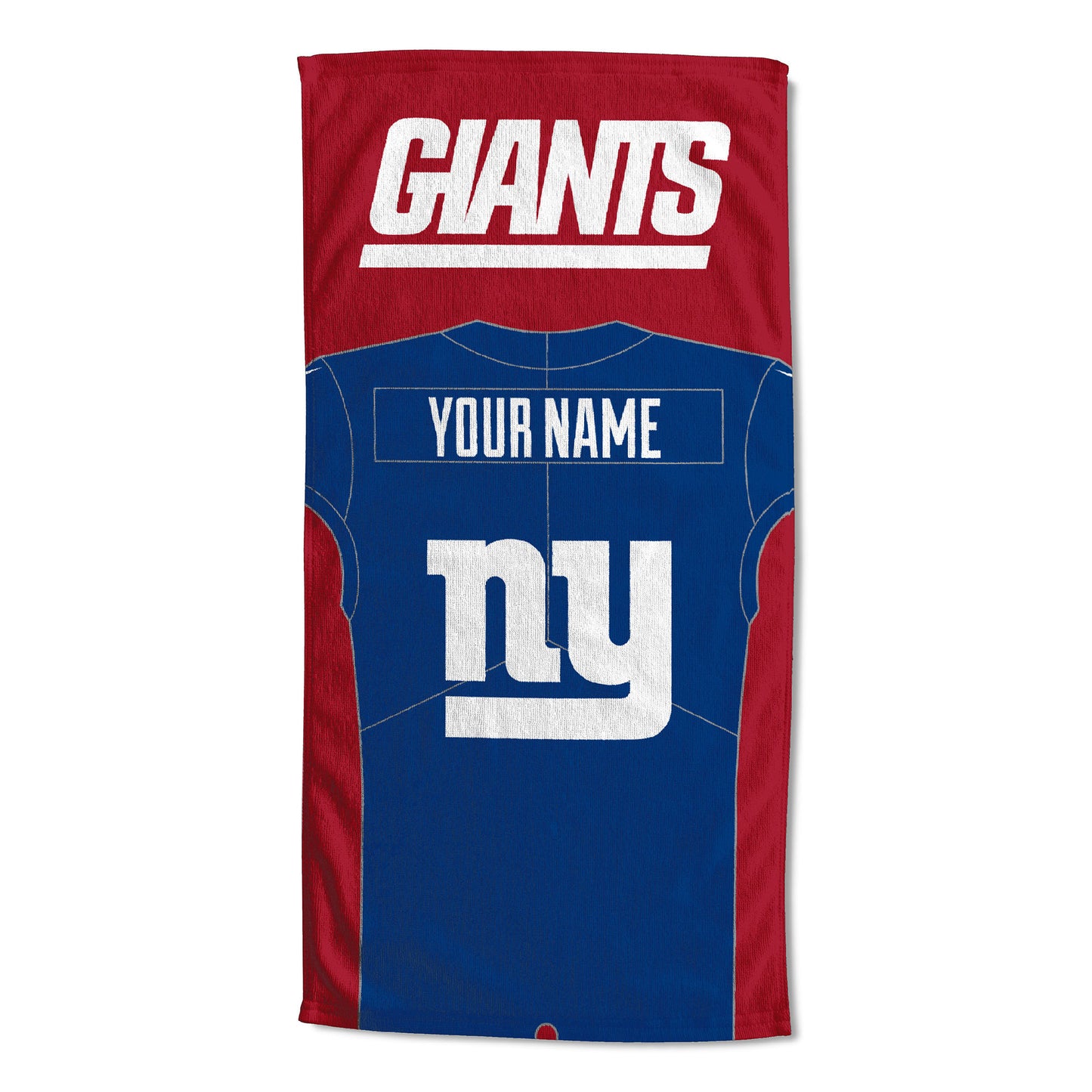 [Personalization Only] New York Giants "Jersey" Personalized Beach Towel