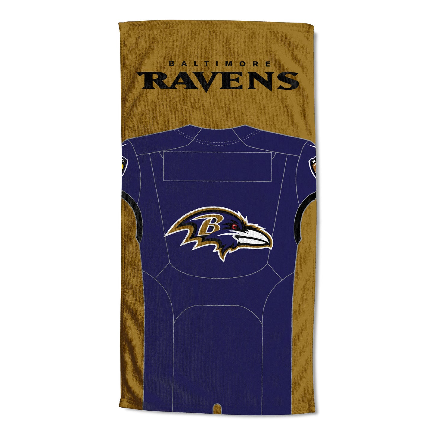 [Personalization Only] Baltimore Ravens "Jersey" Personalized Beach Towel